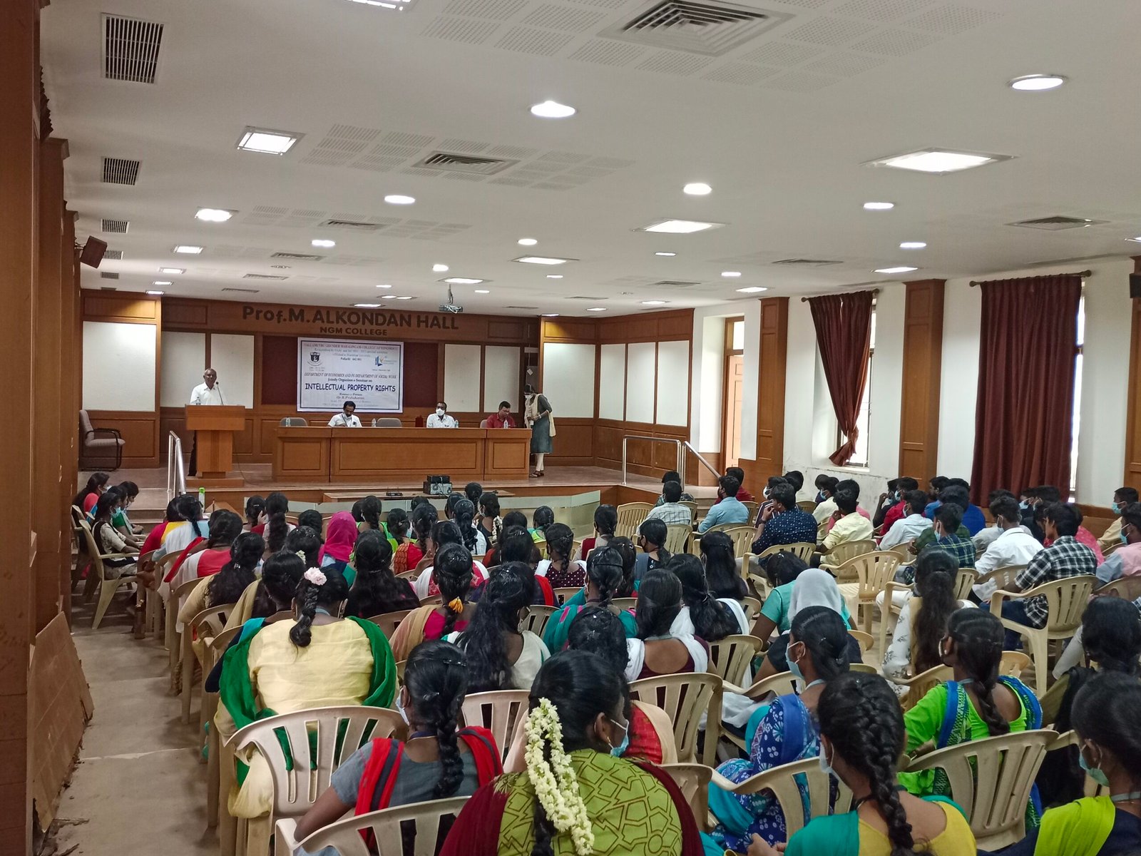 P.G and Research Department of Social Work -Seminar on Intellectual Property Rights