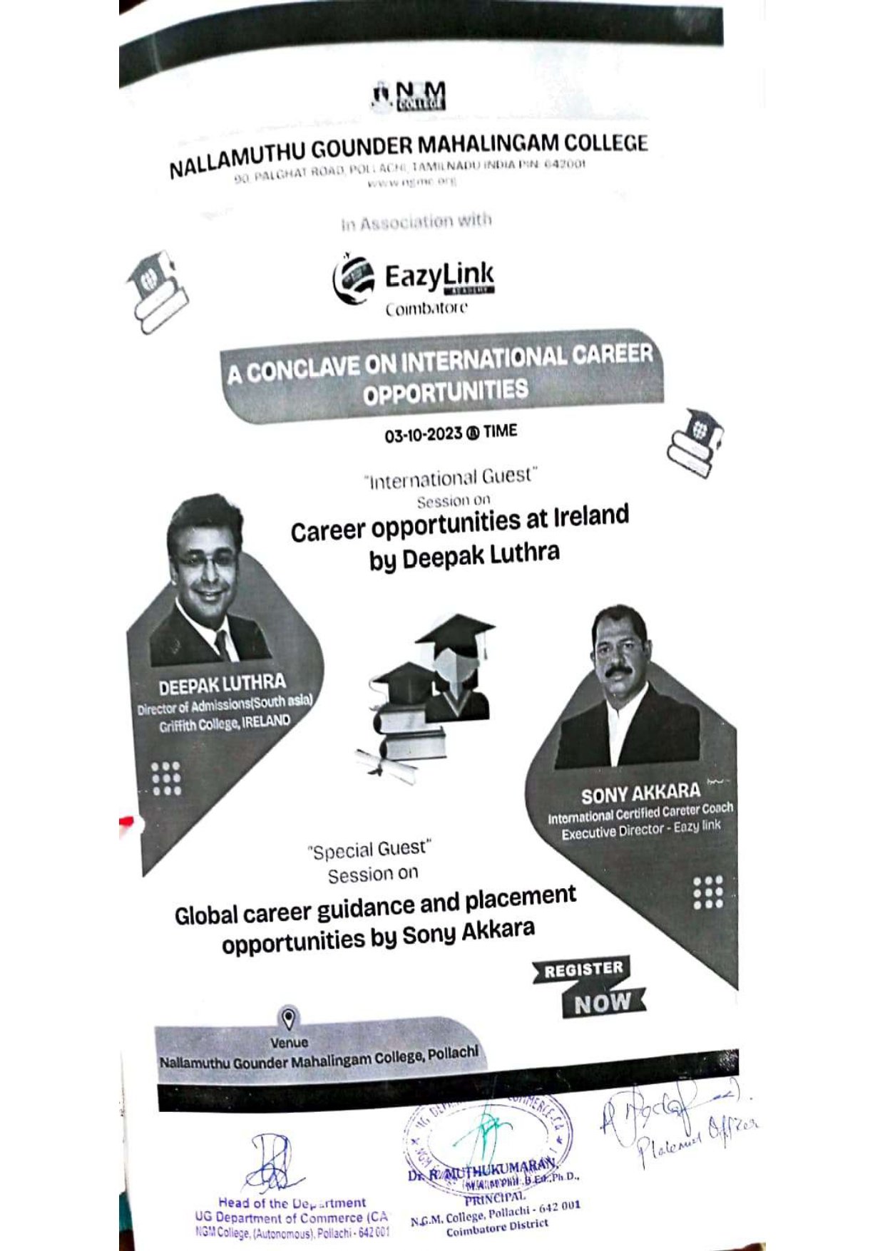 A Conclave on International Career Opportunities