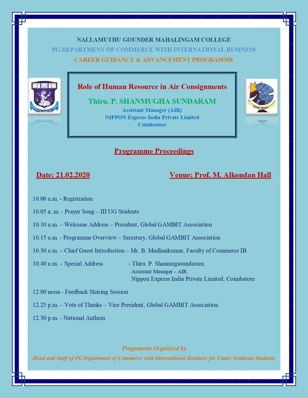 CAREER GUIDANCE & ADVANCEMENT PROGRAMME