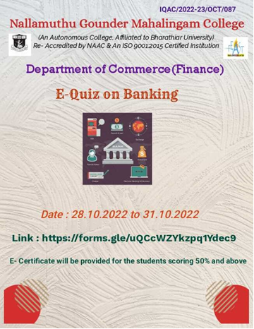 E-QUIZ ON BANKING