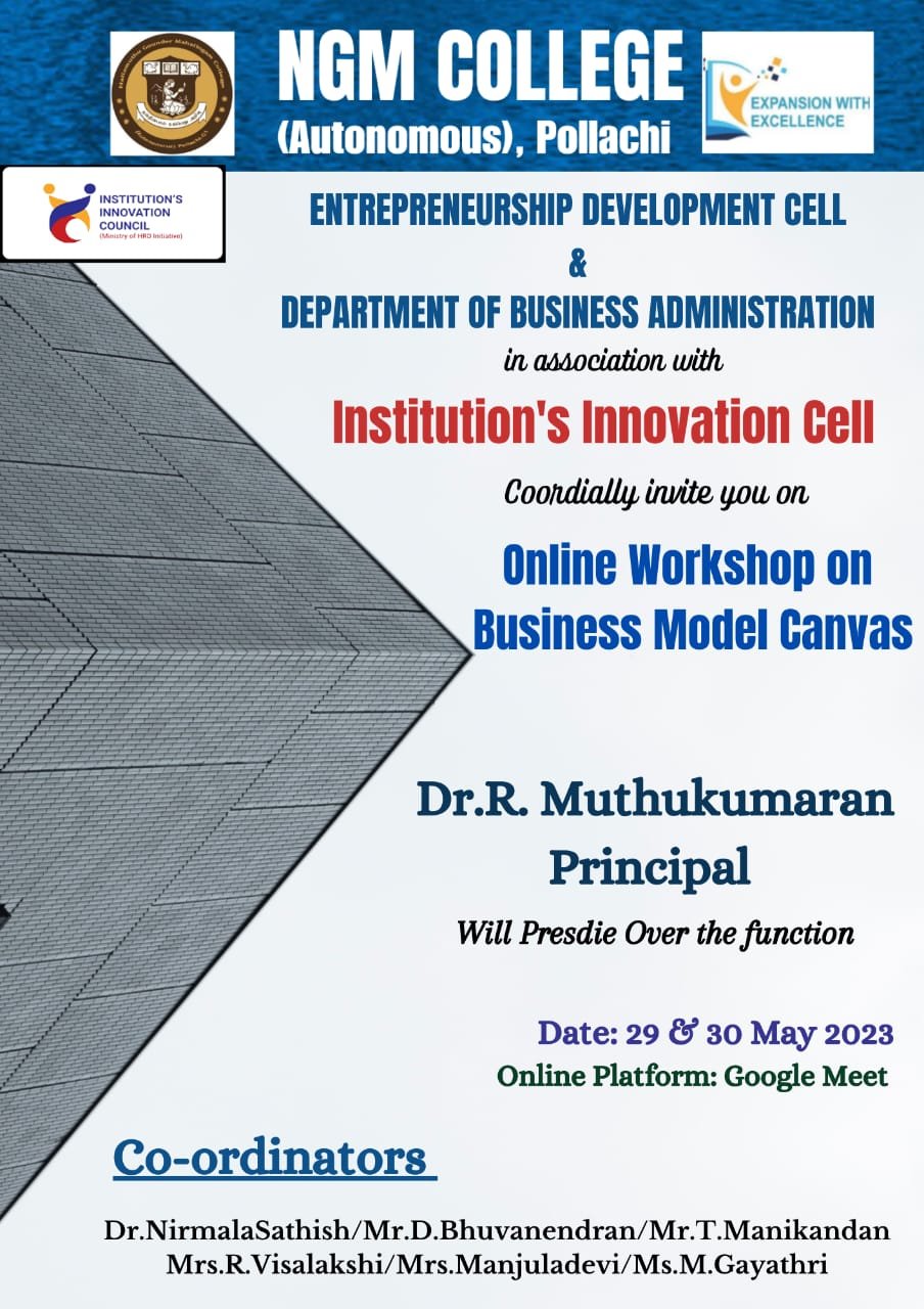 Online Workshop on Business Model Canvas