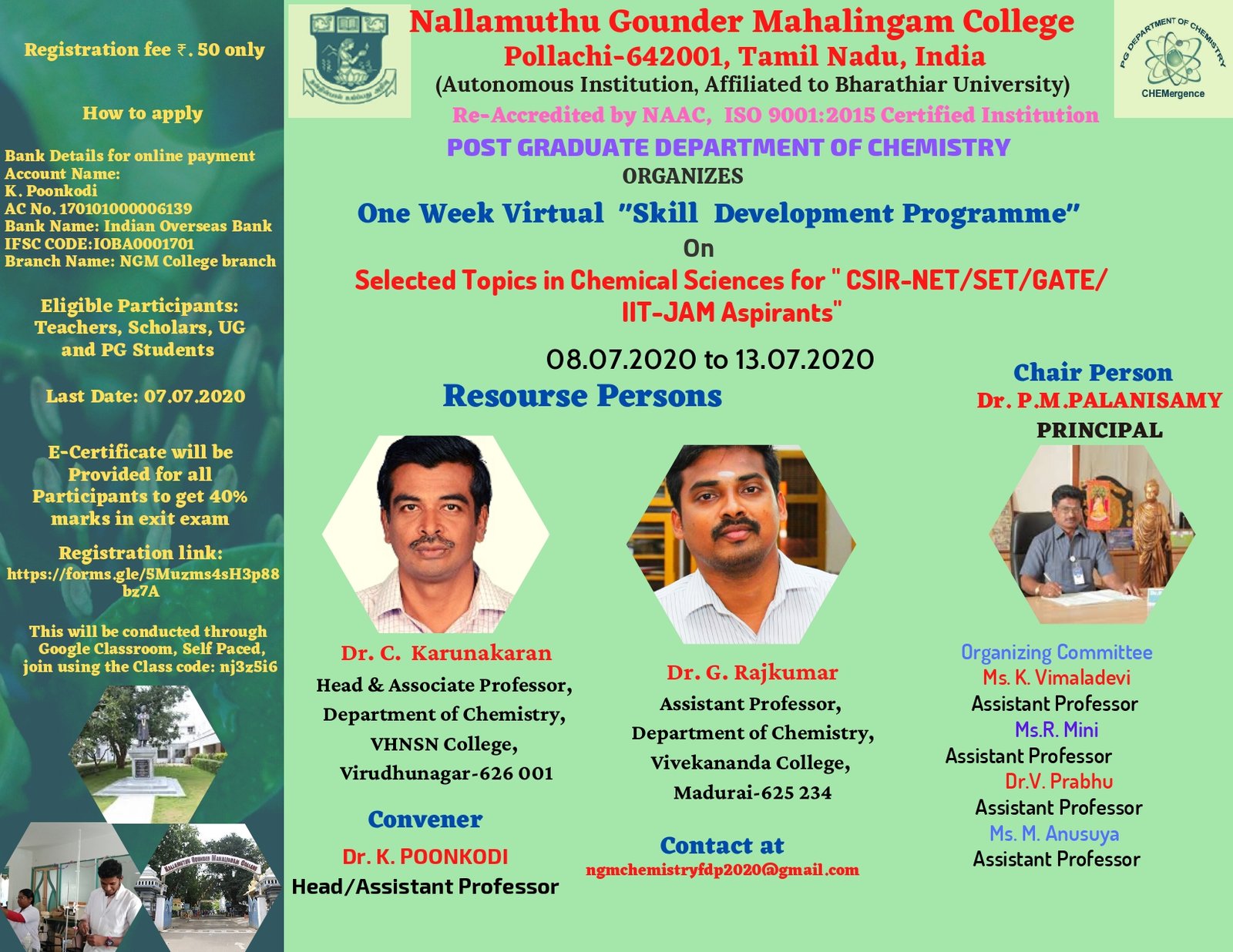 One Week Virtual skill Development Programme