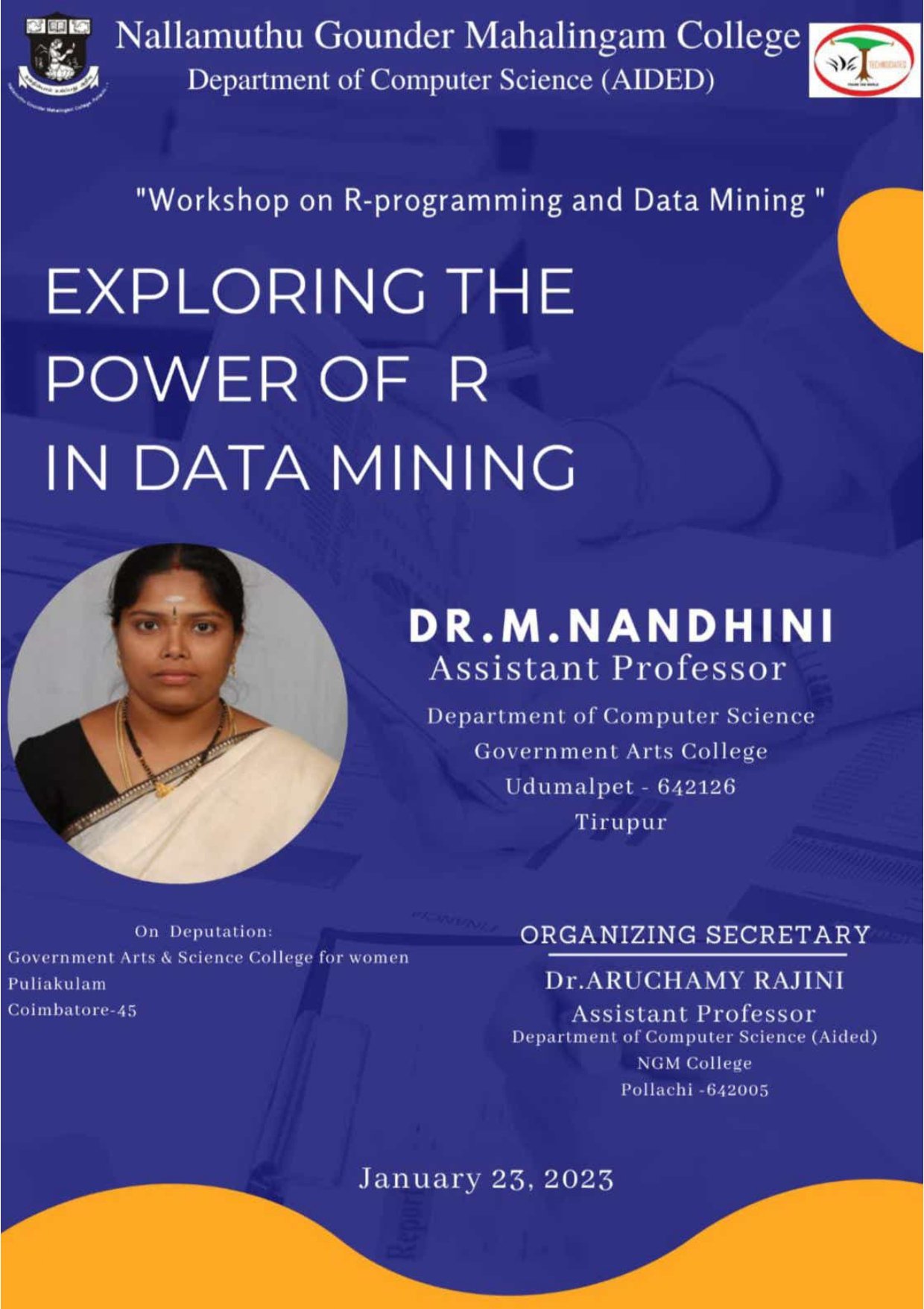 Department of Computer Science (Aided) – Workshop on R-Programming and Data Mining