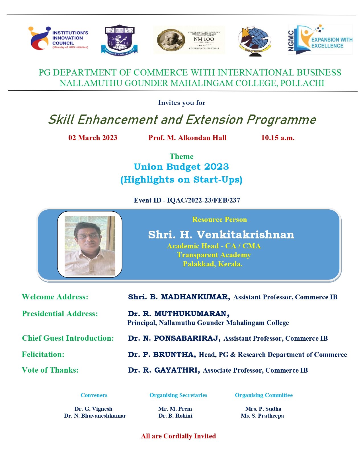 Skill Enhancement And Extension Programme