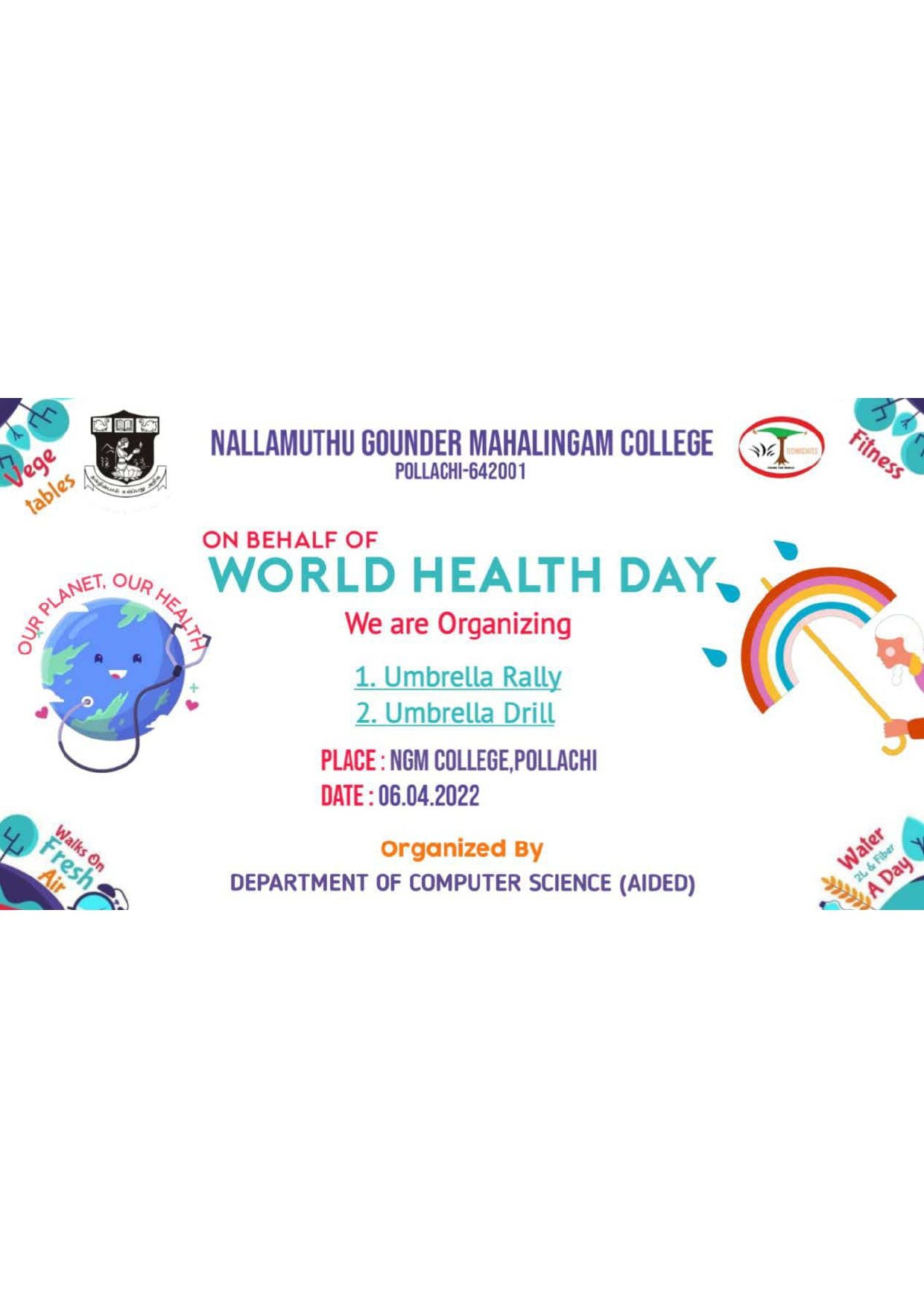 Department of Computer Science (Aided) – World Health day