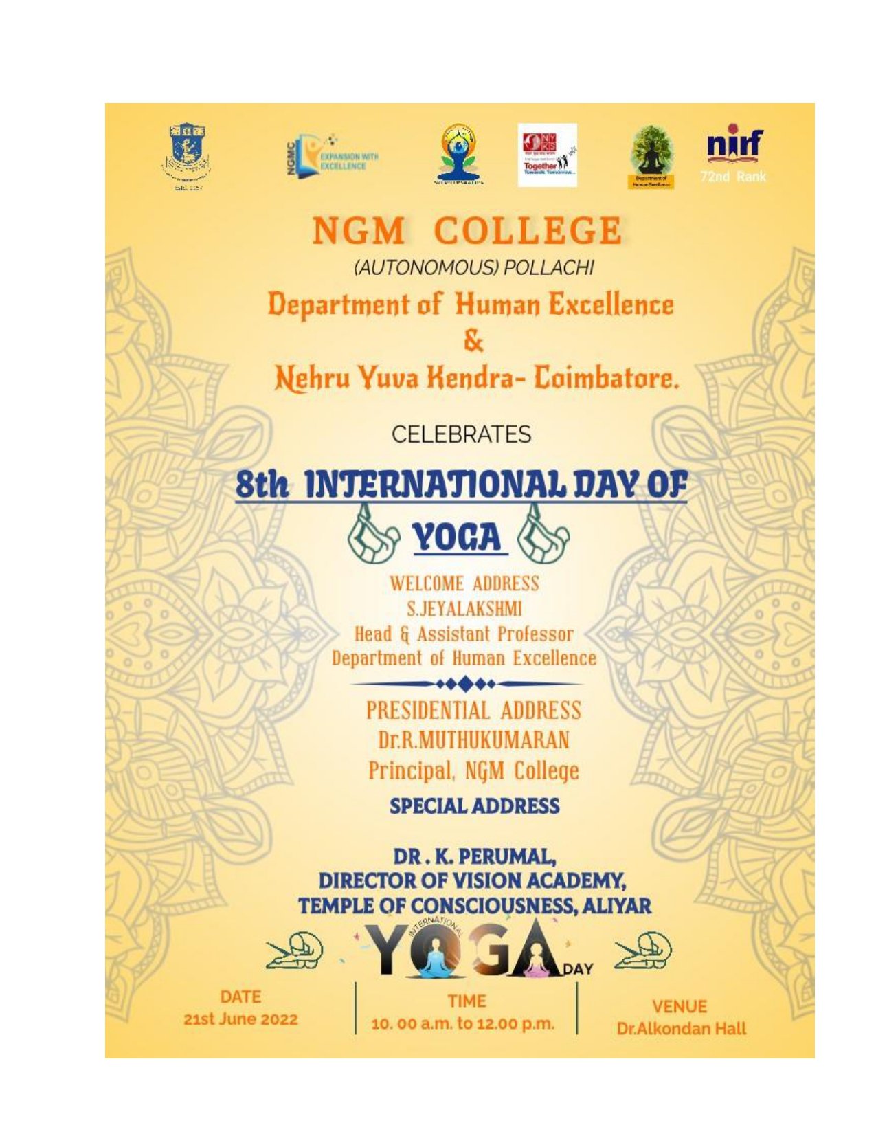 8th International Day of Yoga 2022