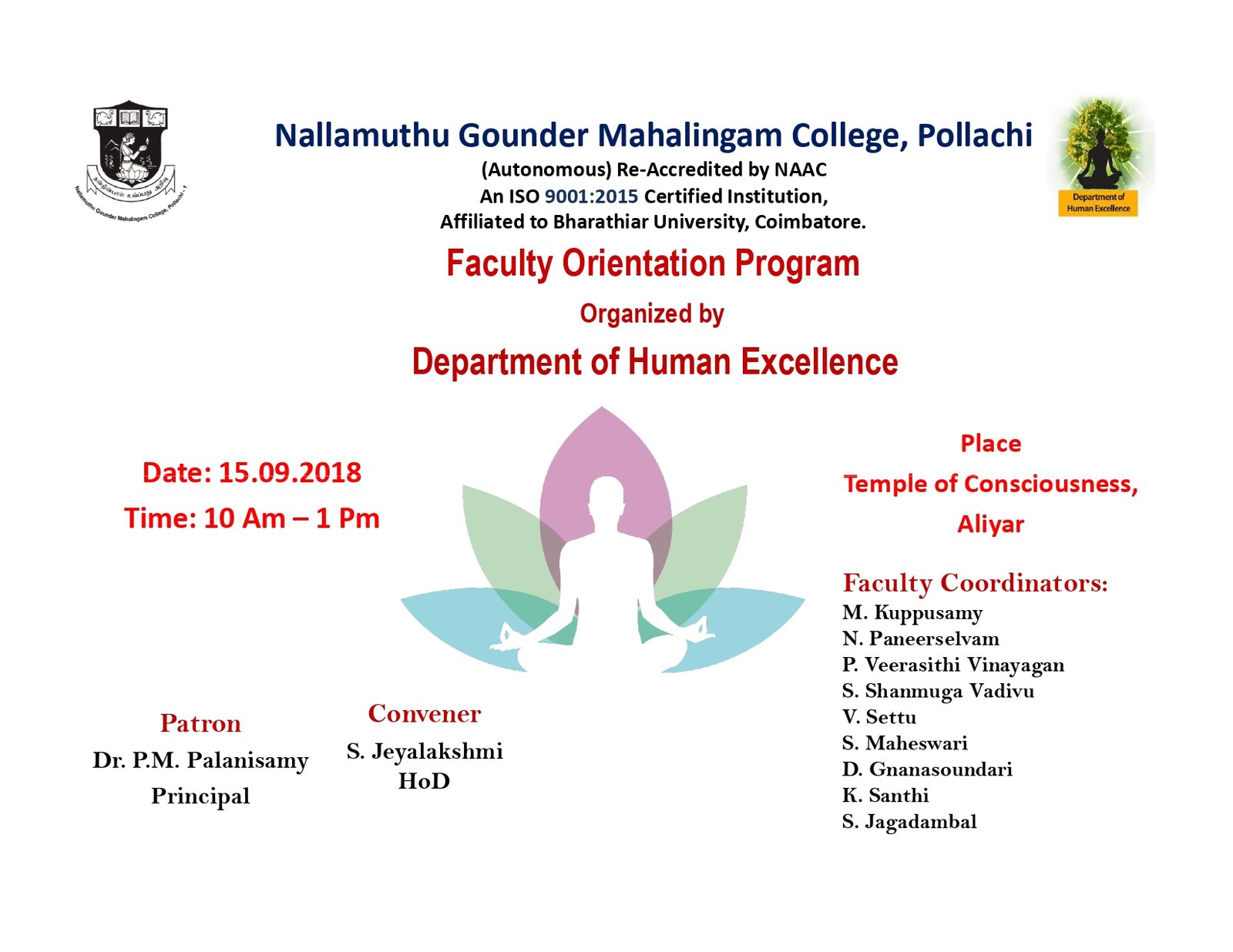 Faculty Orientation Programme