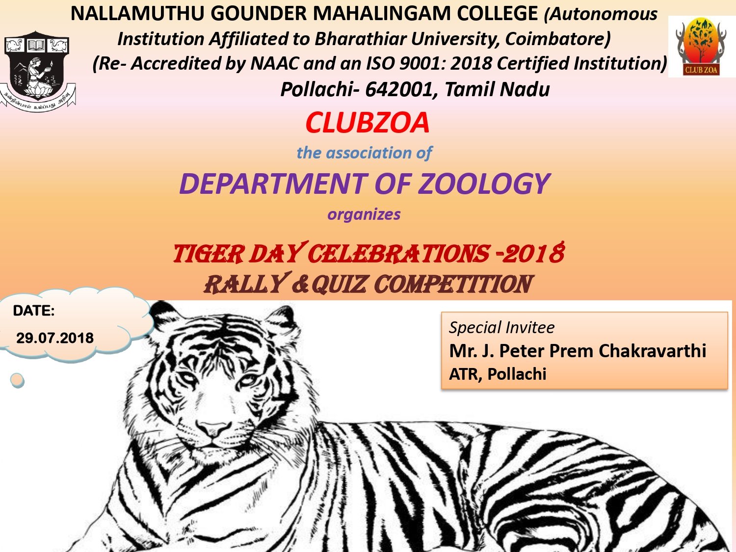 Tiger Day Celebrations-2018 Rally& Quiz Competition