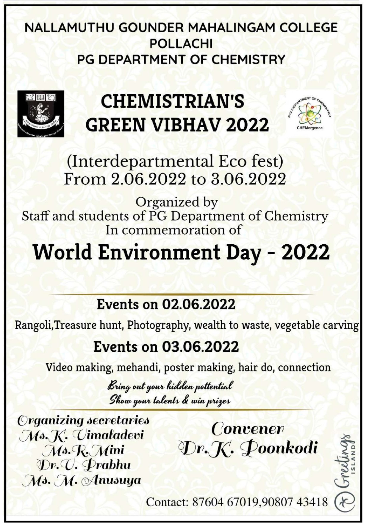 Chemistrian's Green Vibhav 2022